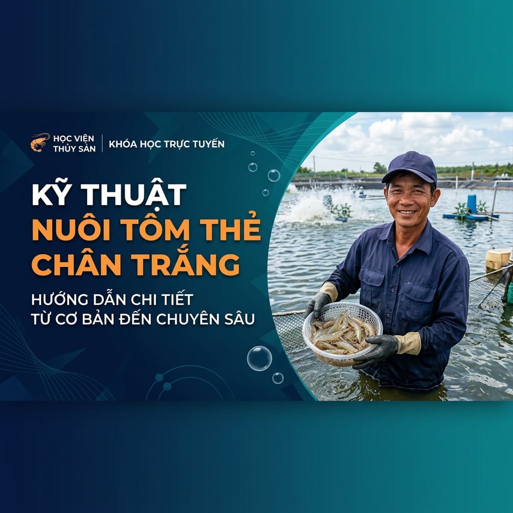 Kỹ thuật nuôi tôm thẻ chân trắng hiệu quả cao
