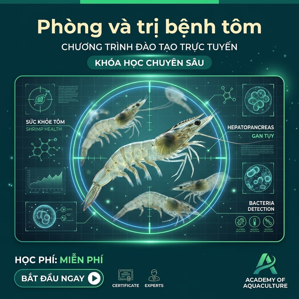 Phòng và trị bệnh đốm trắng (WSSV) trên tôm